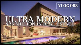 $26 MILLION IN REAL ESTATE! (Brand new ultra modern masterpiece) VLOG 003