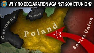 Why didn't the Allies declare war on the USSR when they invaded Poland?