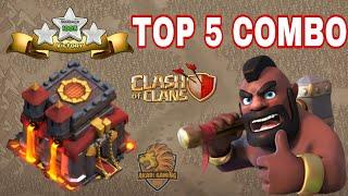TOP 5 COMBO WAR TH10 CỰC TỐT Clash of clans | Akari Gaming