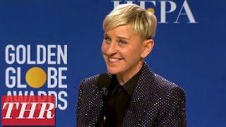 Carol Burnett Award Recipient Ellen DeGeneres Full Press Room Speech | THR