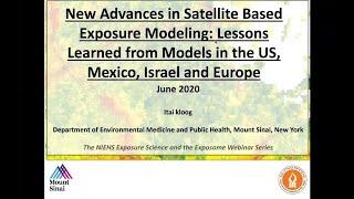 Part 29 - The NIEHS Exposure Science and the Exposome Webinar Series - Dr. Itai Kloog