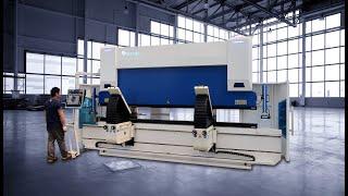 ACCURL 10 Axis CNC Press Brake EURO PRO B40220 with DELEM DA69T and Front Sheet CNC Followers