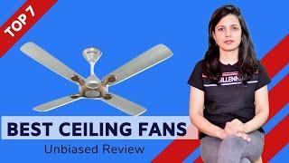 ✅ Top 7: Best Ceiling fans  in India With Price 2020 | Budget Ceiling fans Review & Comparison