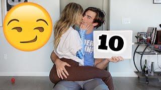 Testing The 10 HOTTEST KISSES On My Boyfriend!