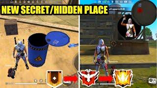 NEW TOP 3 SECRET/HIDDEN PLACE IN FREE FIRE || FREE FIRE NEW HIDDEN PLACE