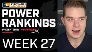 Dallas Fuel Struggle as the Top Teams Stabilize?! | Reinforce's Power Rankings | Week 27