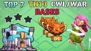 Top 7 * Th13 Cwl/War Base With Link April 2021 | Town Hall 13 War Base Copy Link | Clash of clans