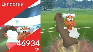 Legendary Raid Landorus tested in Ultra league PVP.