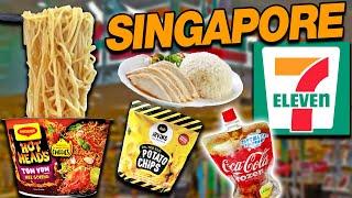 BEST FOOD at 7-ELEVEN in SINGAPORE! (Snacks & Dinner) | Fung Bros