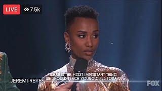 [HD] TOP 3 Question and Answer | MISS UNIVERSE 2019