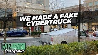 We built a fake Cybertruck to troll Tesla