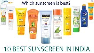 Top 10 Sunscreens in India With Price | Best sunscreen for different skin types | 2020