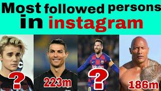 Most Followed persons in Instagram |Top 10 people having most instagram followers |AGK Telecast