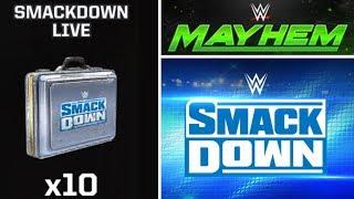 WWE Mayhem 10x Smackdown Live Loot Case Openings