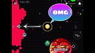 50 + best cannon and best moments in agar.io mobile  game play!