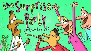 The Surprise Party | Cartoon Box 176 | by FRAME ORDER | hilarious dark comedy cartoon