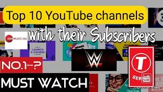 TOP 10 Channel on YouTube || top YouTube channels||