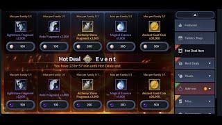 BLACK DESERT MOBILE : THE BEST HOT DEAL EVENT EVER!! [Stream]