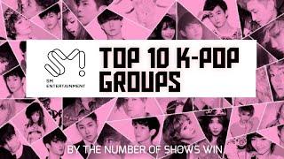 Top 10 K-Pop Groups | By The Number of Shows Win | SM Entertainment | BTS | ITZY