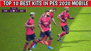 TOP 10 BEST KITS IN PES 2020 MOBILE | NO PATCH |