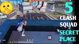 TOP 10 CLASH SQUAD SECRET PLACE INEE FIRE | CLASH SQUAD TIPS AND TRICKSI FREE FIRE