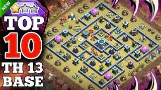 NEW TOP 10 TH13 WAR BASE ( Base link include in description ) | 2020 Best Town Hall 13 War Base