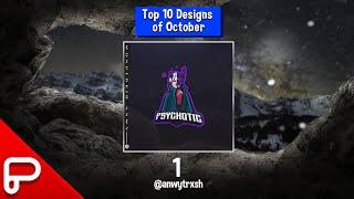 Top 10 Designs for the month of October!