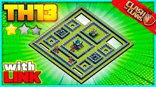 *It's The BOMB* NEW BEST TH13 War Base - CoC Anti 2 Star TH13 Base - Town Hall 13 Clash of Clans