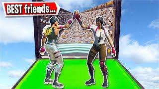 This RAGE Deathrun is made for BEST friends... (Fortnite Creative)