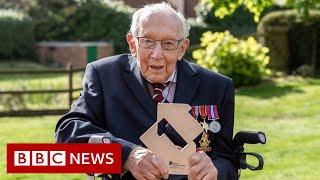 Captain Tom tops the charts at the age of 99 - BBC News