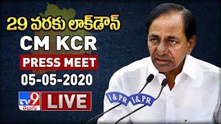 CM KCR Press Meet LIVE || Key Decisions On Lockdown And Relaxations - TV9