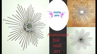 Aluminium foil craft | diy project | home decorating ideas | room decor crafts | Amazing pixies