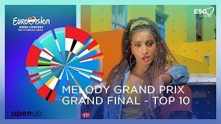 My Top 10 ● Melody Grand Prix (Final) 