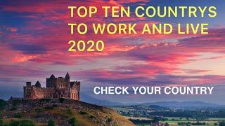 Top 10 country’s in the world 2020/Best country’s to work and live 2020