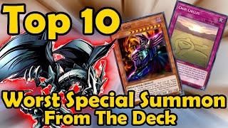 Top 10 Worst Cards That Special Summon From The Deck in YuGiOh