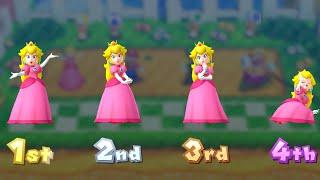 Mario Party 10 Minigame Battle - Peach vs Mario vs Luigi vs Wario (Master CPU)