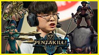 TOP 10 PENTAKILLS CON CAMPEONES QUE YA NO EXISTEN!! League Of Legends