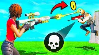 *0 DAMAGE* WITH A SNIPER!! - Fortnite Funny Fails and WTF Moments! #845