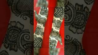 top 10 front & back hand bangle mehndi design/belt type mehndi/#shorts video/mehndi design/#shorts