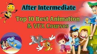 Top 10 Best Animations & VFX Courses After Intermediate// Best Career Option