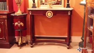 Antique French 2nd Empire Ormolu Mounted Console Table