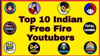 Top 10 Highest subscribed free fire YouTube channel Total gaming two side gamers