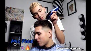 MID FADE HAIRCUT TUTORIAL!