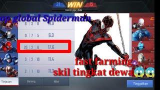 Tips farming ala top global Spiderman, 10 menit udah level 18