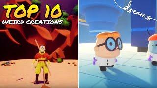 TOP 10 MOST WEIRD COMMUNITY CREATIONS TO PLAY - DREAMS PS4