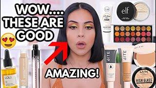 TESTING HOT NEW MAKEUP: FULL FACE OF FIRST IMPRESSIONS / Drugstore + Highend