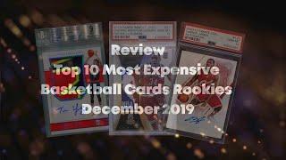 Top 10 Most Expensive Basketball Cards Rookies December 2019 Review