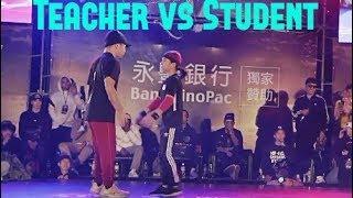 B-Boy Kaku vs B-Boy TsuKKi | Teacher vs Student