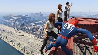 TOP 10 GTA 5 spiderman water ragdolls euphoria physics episode  6