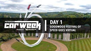 GOODWOOD'S TOP 10, GUNTHERWERKS NEWEST BUILD, & THE TORQUE SHOW | PETERSEN CAR WEEK DAY 1 EP.2